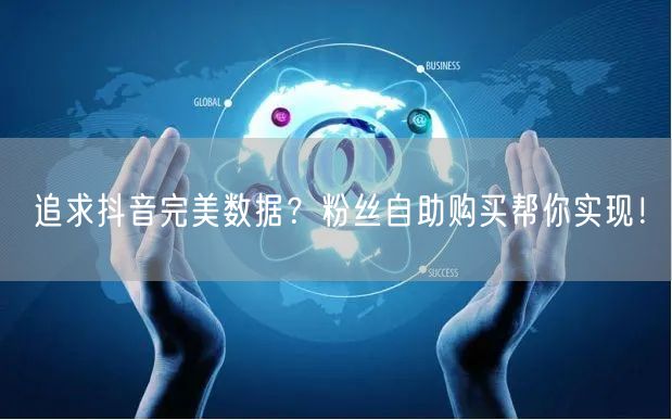 追求抖音完美数据?粉丝自助购买帮你实现!