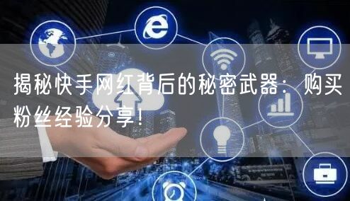 揭秘快手网红背后的秘密武器:购买粉丝经验分享!