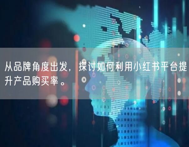 从品牌角度出发,探讨如何利用小红书平台提升产品购买率。