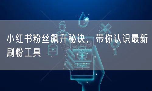 小红书粉丝飙升秘诀,带你认识最新刷粉工具